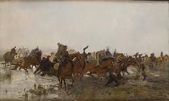 Cossacks in the March by Józef Chełmoński