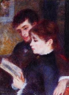 Couple Reading by Auguste Renoir