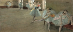 Dancers in the Classroom by Edgar Degas