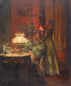 Decorating the Christmas tree by Marcel Rieder