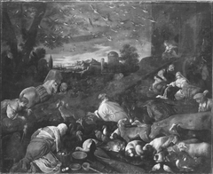 Einzug der Tiere in die Arche Noah (Kopie nach) by Jacopo Bassano