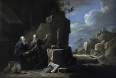 Elijah and the Ravens (after Teniers) by Anne Margaret Coke