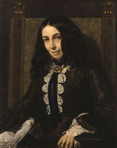 Elizabeth Barrett Browning by Michele Gordigiani