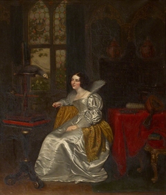 Ellen Adderly, Viscountess Dillon of Costello-Gallin (1809-1896) by Pieter Christoffel Wonder