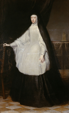 Erzherzogin Maria Anna, Königin von Spanien, als Witwe by Juan Carreño de Miranda