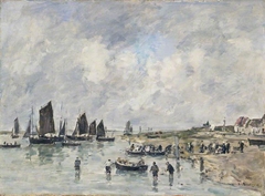 Etaples by Eugène Louis Boudin