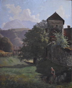 Étude de l'ancienne abbaye des Bénédictins de Talloires, environs d'Annecy by Firmin Salabert