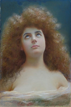 Face of a girl by Vittorio Matteo Corcos