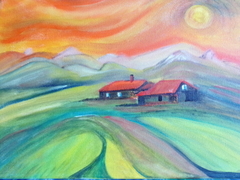 Farm House Sunrise by James Partin