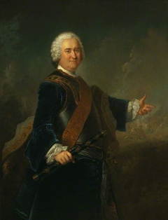 Field Marshal James Francis Edward Keith, 1696 - 1758. Soldier in Russian and Prussian service by Antoine Pesne