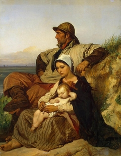 Fisherman's Family by Louis Gallait