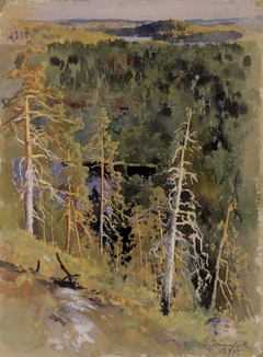 Forest Landscape by Eero Järnefelt