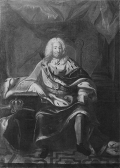 Fredrik I, 1676-1751, kung av Sverige, lantgreve av Hessen-Kassel by Georg Engelhard Schröder