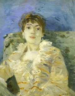 Girl on a Divan by Berthe Morisot