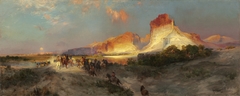 Green River Cliffs, Wyoming by Thomas Moran