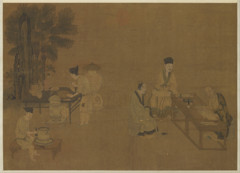 Grinding Tea by Liu Songnian