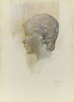 Head of a Putti by Joseph Lindon Smith