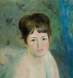 Head of a Woman by Auguste Renoir