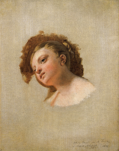 Head of a Young Woman by Jean-Auguste-Dominique Ingres