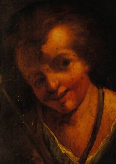 Head of St John the Baptist as a Child by manner of Correggio