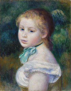 Head of Young Girl (Tête de jeune fille) by Auguste Renoir