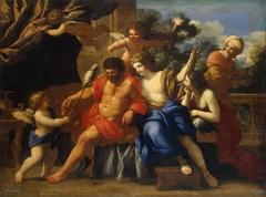 Hercules and Omphale by Giovanni Francesco Romanelli