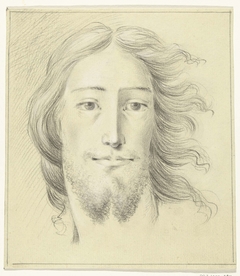 Hoofd van een man (Christus?) by Jean Bernard