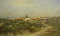 Houses in the dunes by Jan Hillebrand Wijsmuller