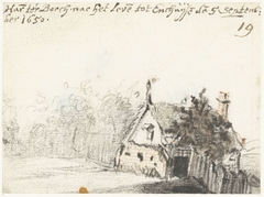 Huis in Enkhuizen by Harmen ter Borch