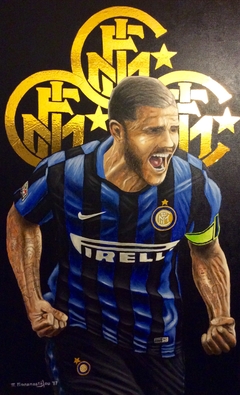 Inter- Icardi (football player) by Petros S. Papapostolou