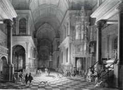 Interior of a Church Built in the Late-Renaissance Style by Anthonie de Lorme