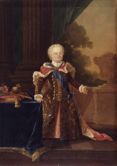 Ivan III or Ivan VI Antonovich. Full-length Portrait by WA Müller