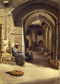 Joseph Farquharson - The Orange Seller - ABDAG002551 by Joseph Farquharson