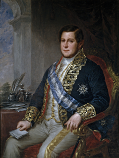 Juan Bravo Murillo ministro de Comercio Instrucción y Obras Públicas by José Gutiérrez de la Vega