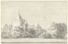 Kasteel Abcoude, in het geboomte by Roelant Roghman