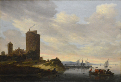 La Grosse Tour by Salomon van Ruysdael