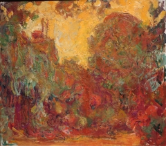 La maison vue du jardin aux roses by Claude Monet