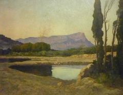 La Montagne Sainte-Victoire by Eugène-Baptiste Emile Dauphin