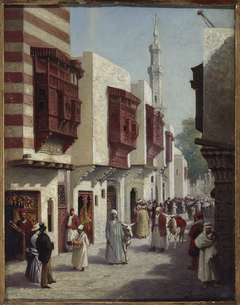 La rue du Caire, à l'Exposition de 1889 by C Bussilliet