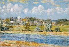 Landscape at Newfields, New Hampshire by Childe Hassam