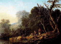 Landscape by Jean-Baptiste Pillement