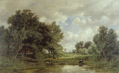 Landscape near Schoonhoven by Jan Willem van Borselen