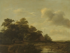 Landscape with a Farm by Jan Vermeer van Haarlem I