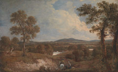 Landscape with Figures in the Foreground by Sir George Beaumont