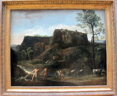 Landscape with Hercules and Cacus by Domenichino