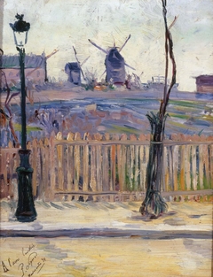 Le moulin de la Galette, à Montmartre by Paul Signac