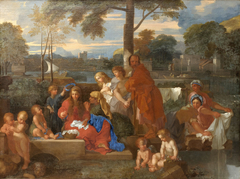 Le repos de la Sainte Famille by Sébastien Bourdon