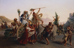 Le Retour du Pélerinage à la Madone de l'Arc by Auguste Alexis Canzi