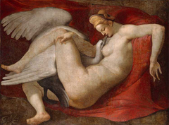 Leda and the Swan by Anonymous