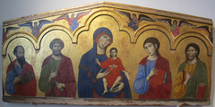 Madonna and Child with four Saints by Guido of Siena